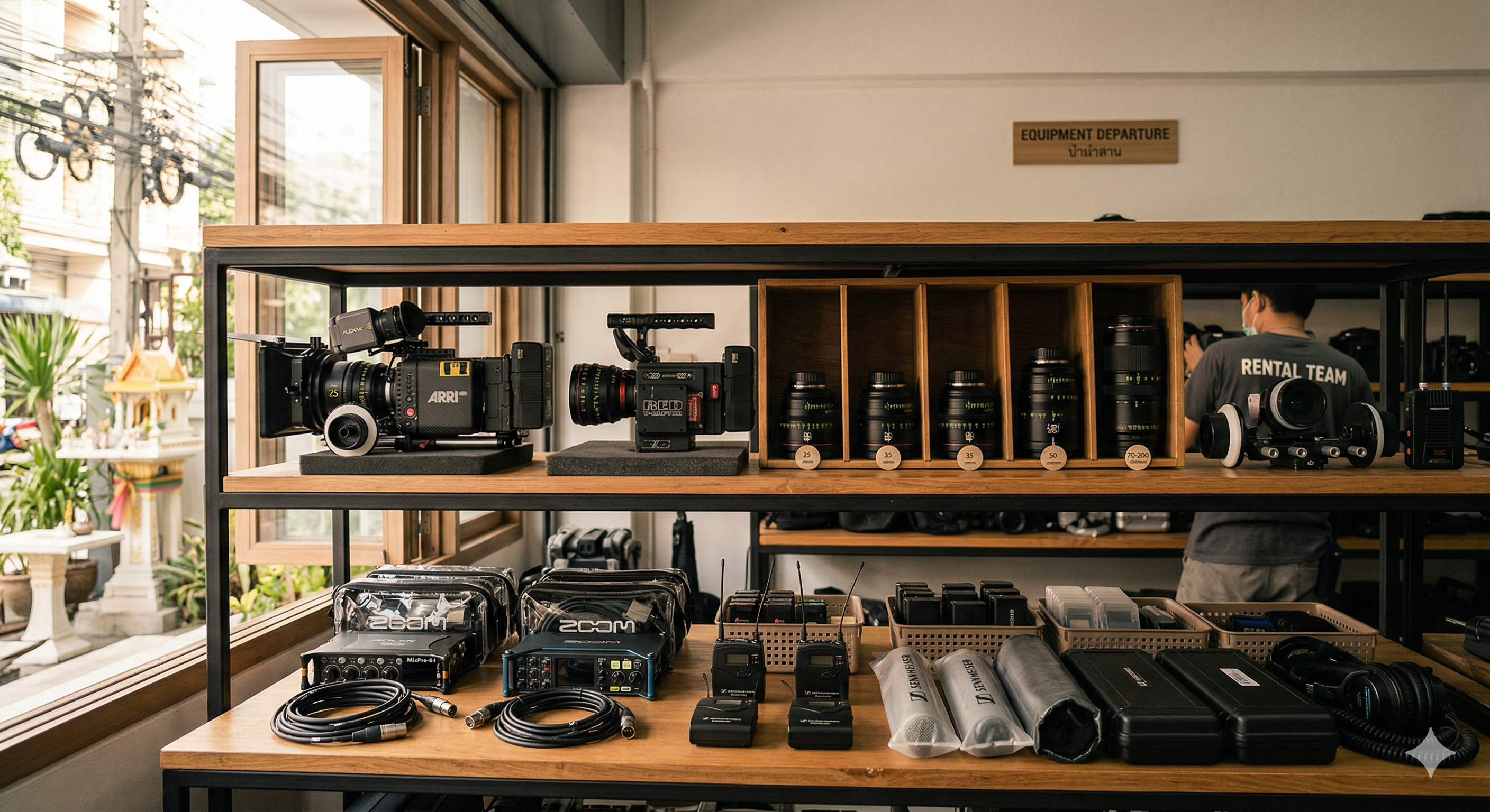 バンコクの撮影機材レンタルイメージ