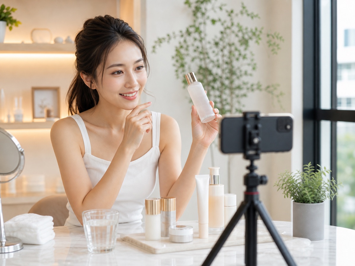 美容・商品PRのKOLレビュー投稿イメージ