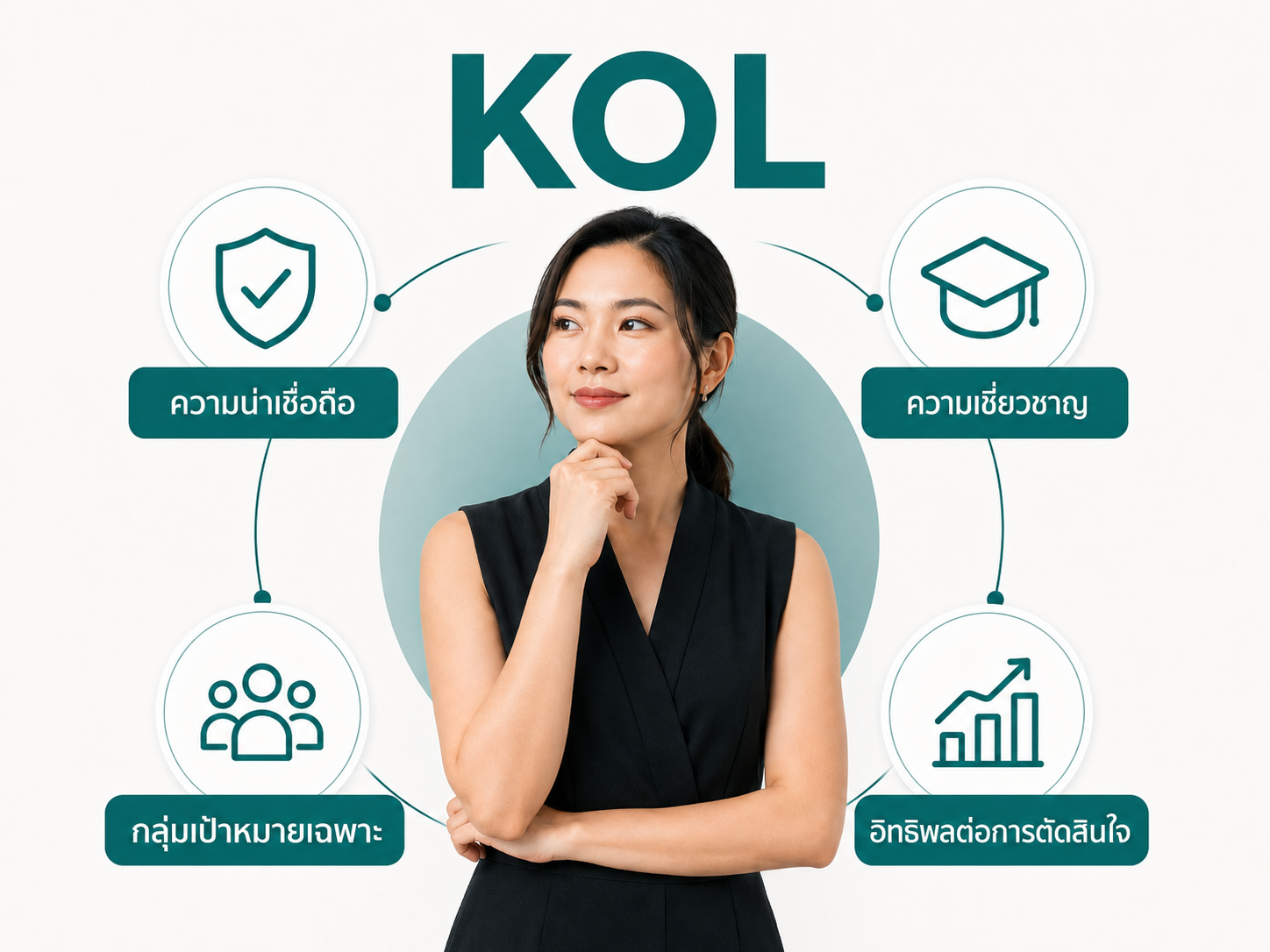 KOL คือผู้ที่มีอิทธิพลและความน่าเชื่อถือในสายงานของตน